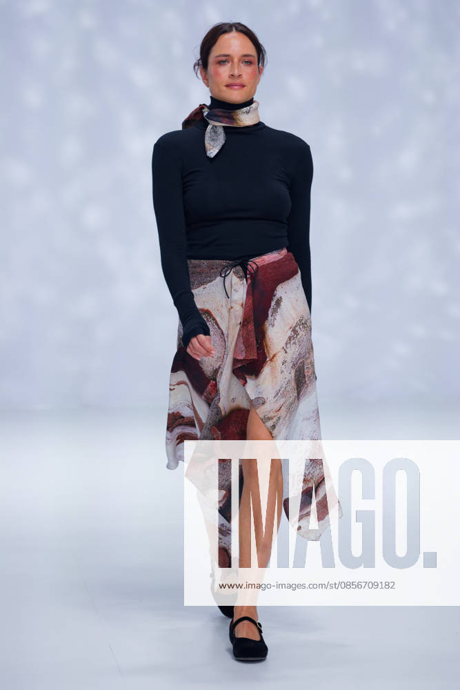 Australian Fashion Week 2026 - Runway - Ngali A model walks the runway during the Ngali Wander with Wonder Runway show at Australian Fashion Week 2026 at the Museum of Contemporary Art on May 15, 2026 in Sydney, Australia., Credit:IOIO IMAGES IOIO Avalon Australia, New South Wales, Sydney, Museum of Contemporary Art