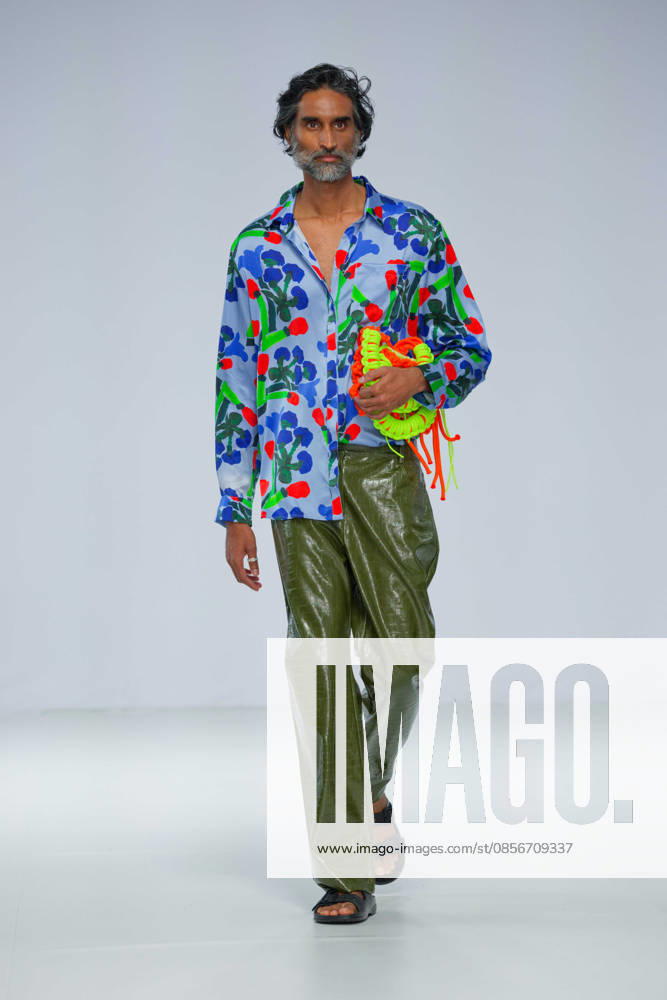 Australian Fashion Week 2026 - Runway - Gary Bigeni A model walks the runway during the Gary Bigeni show at Australian Fashion Week 2026 at the Museum of Contemporary Art on May 15, 2026 in Sydney, Australia., Credit:IOIO IMAGES IOIO Avalon Australia, New South Wales, Sydney, Museum of Contemporary Art