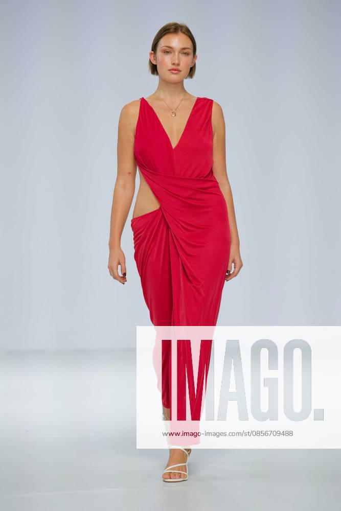 Australian Fashion Week 2026 - Runway - Gary Bigeni A model walks the runway during the Gary Bigeni show at Australian Fashion Week 2026 at the Museum of Contemporary Art on May 15, 2026 in Sydney, Australia., Credit:IOIO IMAGES IOIO Avalon Australia, New South Wales, Sydney, Museum of Contemporary Art