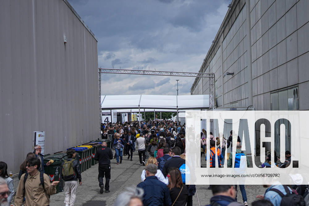IPA84715837 - Turin. Second day of the 18th edition of the Turin International Book Fair entitled The World Saved by Kids. The fair will remain open from May 14 to 18, 2026 at Lingotto Fiere In photo: