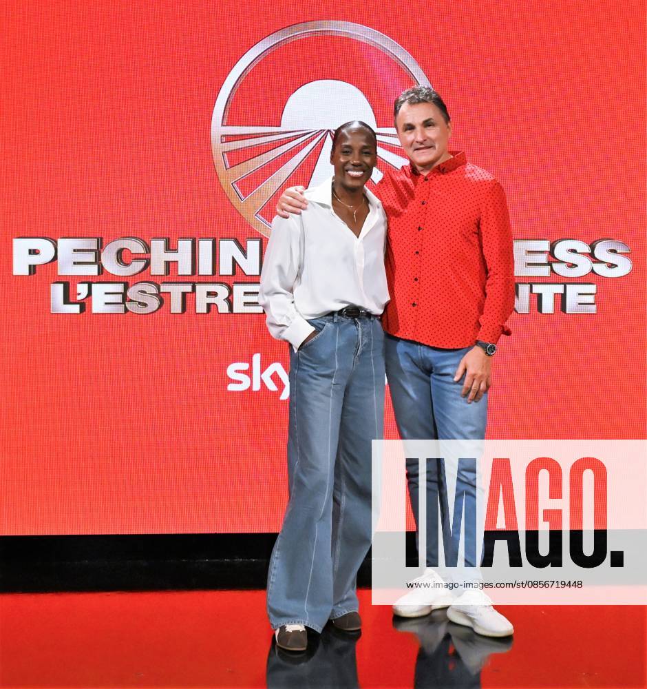 IPA84719319 - Milan,Italy Beijing Express 2026 The Far East photocall with the three finalist couples In the photo:Fiona May and Patrick Stevens I FAST
