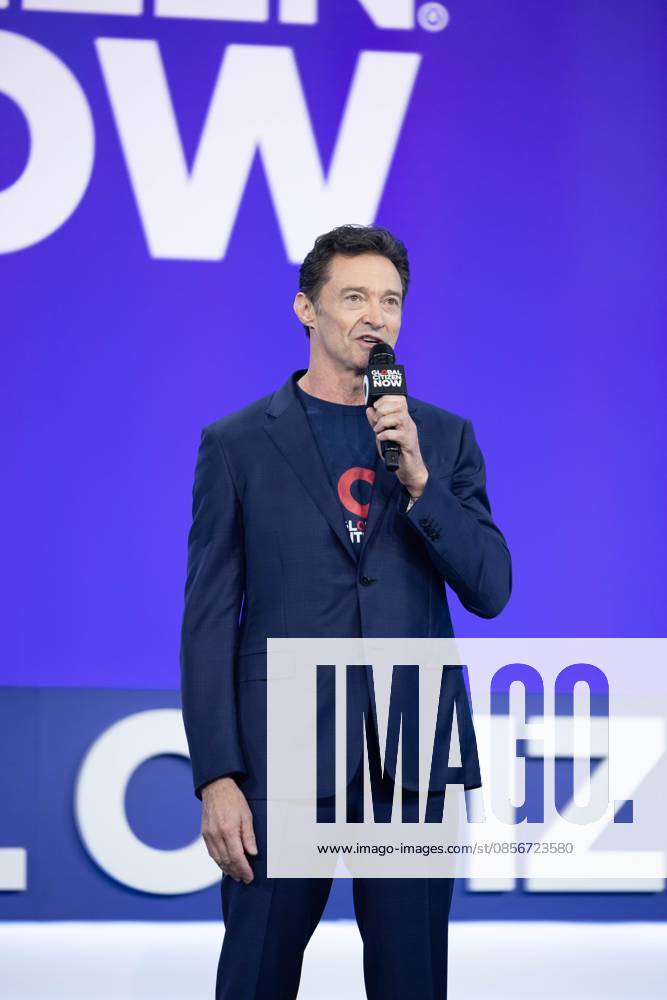 Global citizen now Hugh Jackman, British-Australian actor and singer, during Global Citizen Now at Spring Studios in New York on May 14, 2026 new york new york united of america
