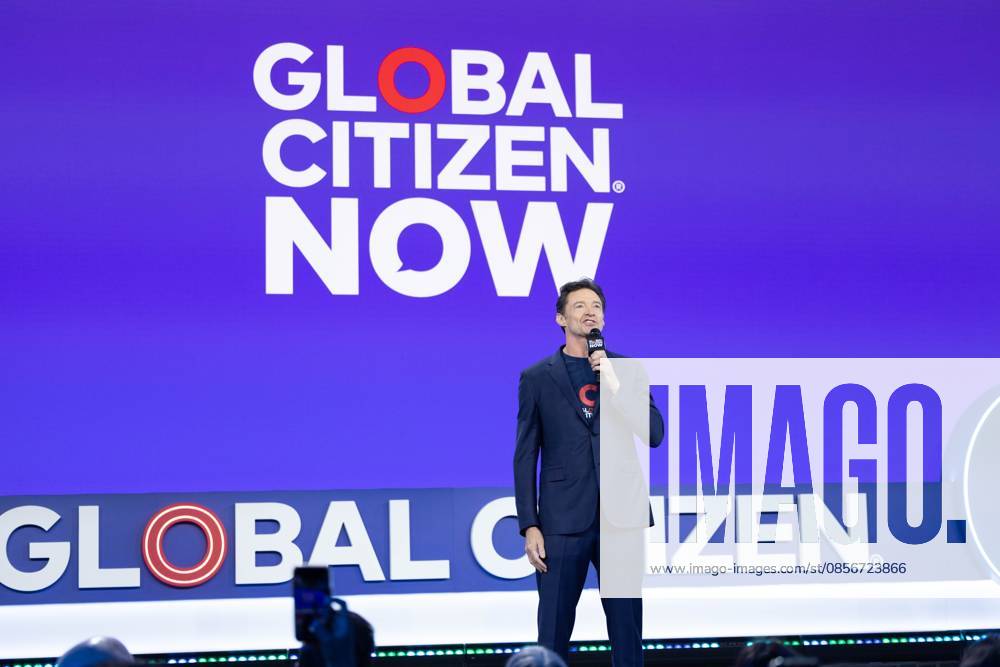 Global citizen now Hugh Jackman, British-Australian actor and singer, during Global Citizen Now at Spring Studios in New York on May 14, 2026 new york new york united of america