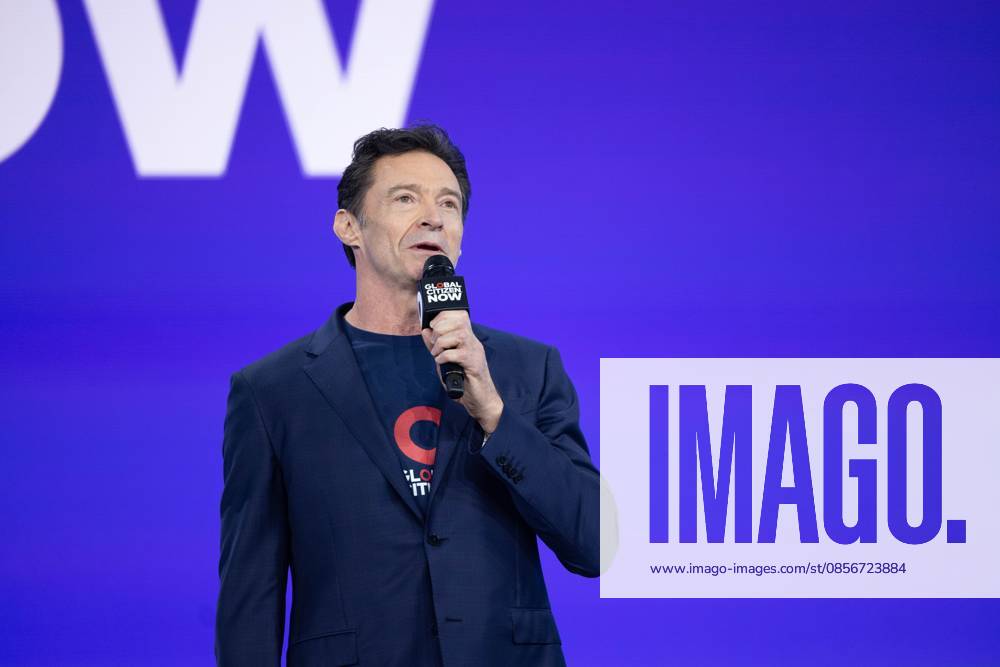 Global citizen now Hugh Jackman, British-Australian actor and singer, during Global Citizen Now at Spring Studios in New York on May 14, 2026 new york new york united of america