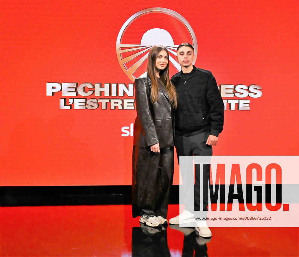 IPA84721401 - Milan,Italy Beijing Express 2026 The Far East photocall with winners Chanel Totti and Filippo Laurino I RECOMMENDED In the photo:Chanel Totti and Filippo Laurino I RECOMMENDED