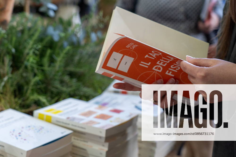 Some moments from the second day of the International Book Fair. Pictured is a girl reading a book. Turin, May 15, 2026 Turin Italy - ZUMAa289 20260515_zia_a289_003