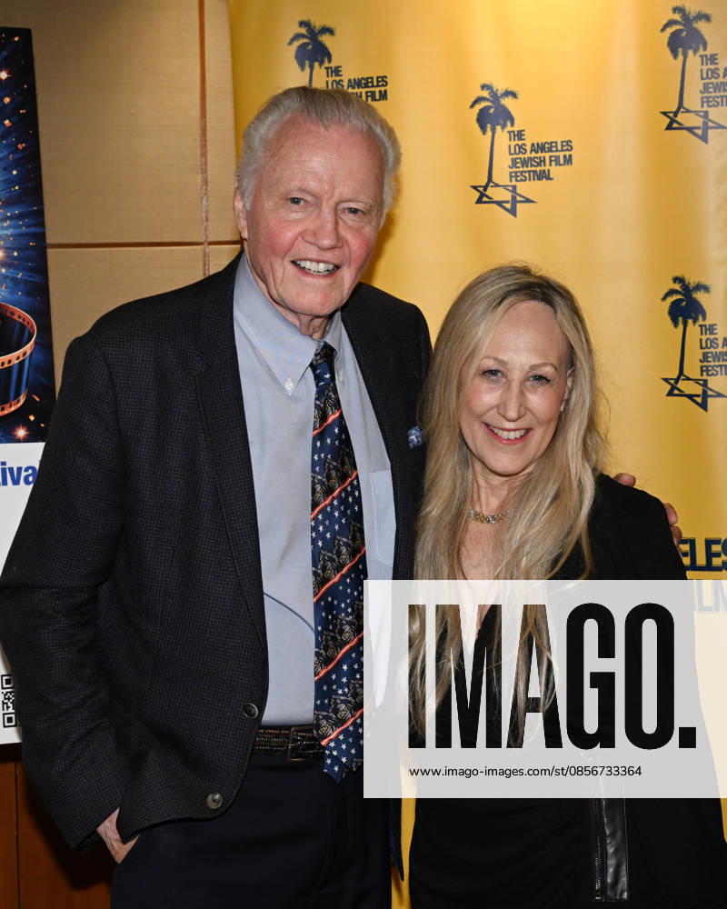 American actor JON VOIGHT, LAJFF Director HILARY HELSTEIN attend the 20th Annual Los Angeles Jewish Film Festival Special Screening of Monument West Los Angeles USA - ZUMAb173 20260514_aap_b173_035