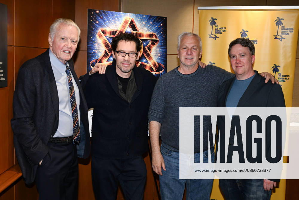 American actor JON VOIGHT, director BRYAN SINGER, Sound editor DOUG MOUNTIAN and Producer JASON TAYLOR attend the 20th Annual Los Angeles Jewish Film Festival Special Screening of Monument West Los Angeles USA - ZUMAb173 20260514_aap_b173_033