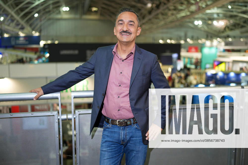IPA84723892 - Turin. Second day of the 18th edition of the Turin International Book Fair entitled The World Saved by Kids. The fair will be open from May 14 to 18, 2026 at Lingotto Fiere Pictured: Nicola Savino