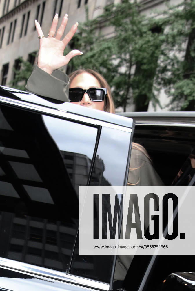 NEW YORK, NY- MAY 15: Jennifer Lopez seen in New York City on May 15, 2026.
