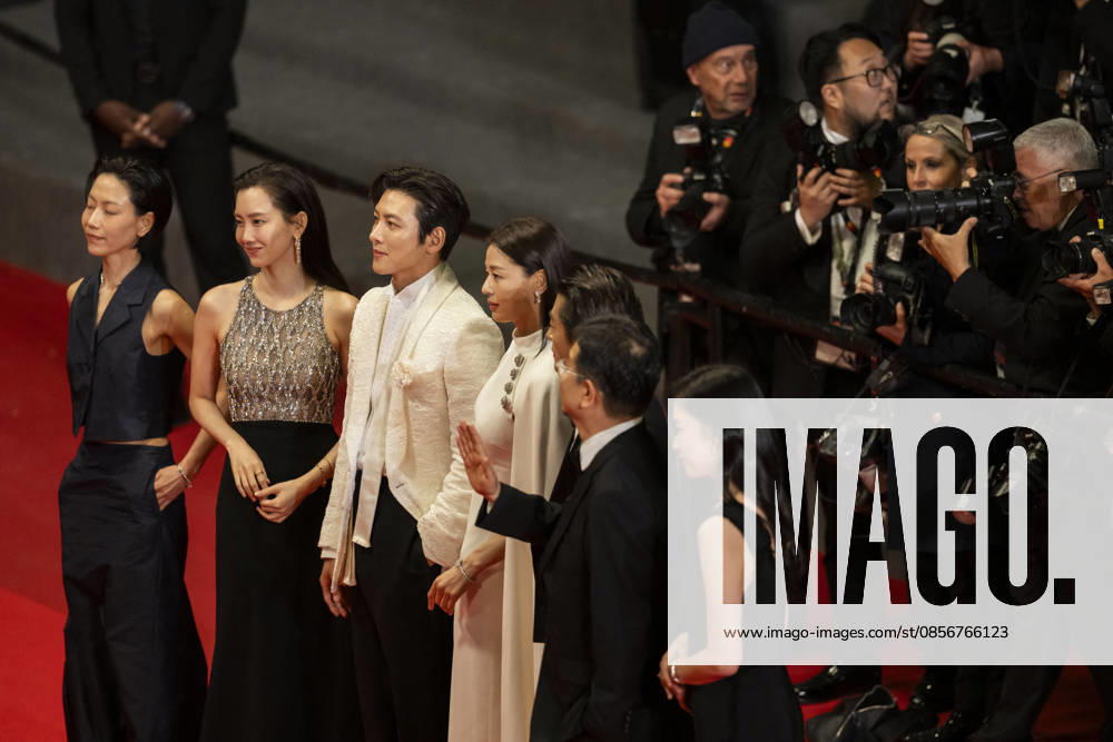 Cannes Gun Che Colony Red Carpet EB South Korean actor Jun Ji-Hyun, South Korean actor Ji Chang-Wook, South Korean actor Koo Kyo-Hwan, South Korean actress Shin Hyeon-Bin during the Gun-Che Colony red carpet during the 79th Cannes Film Festival in Cannes, France on May 15, 2026. Photo by Eliot Blondet ABACAPRESS.COM Cannes France France