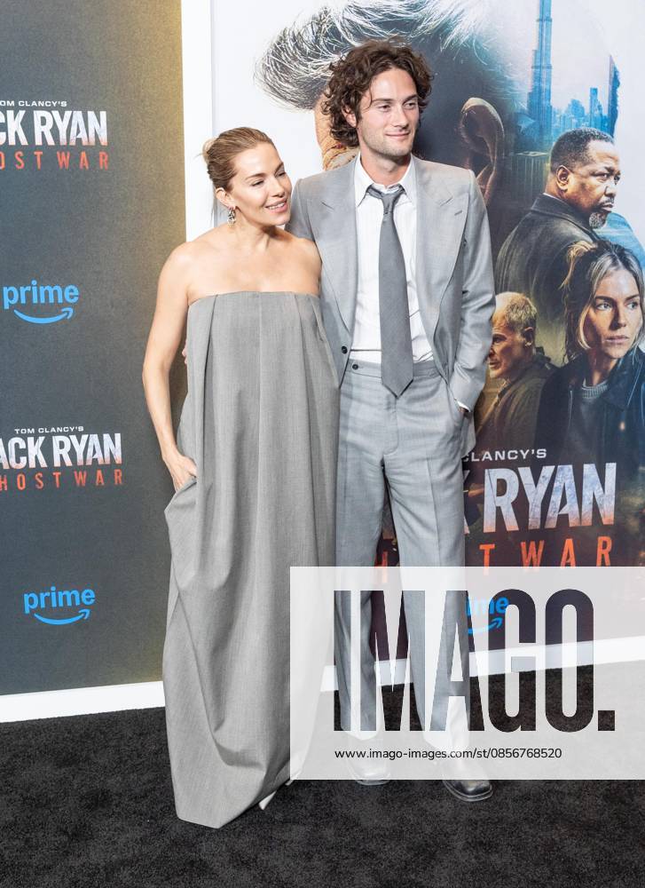 New York, NY, May 15, 2026: Sienna Miller and Oli Green attend World Premiere of Amazon MGM Studios Tom Clancy s Jack Ryan: Ghost War at Regal Times Square Bronx USA - ZUMAr339 20260515_znp_r339_080