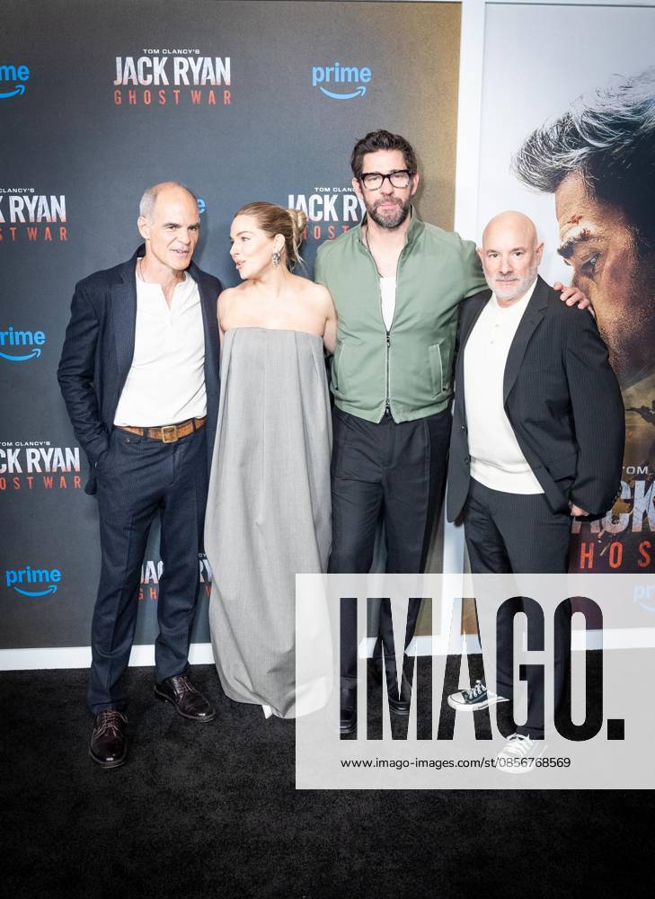 New York, NY, May 15, 2026: Michael Kelly, Sienna Miller, John Krasinski, Andrew Bernstein attend World Premiere of Amazon MGM Studios Tom Clancy s Jack Ryan: Ghost War at Regal Times Square Bronx USA - ZUMAr339 20260515_znp_r339_068