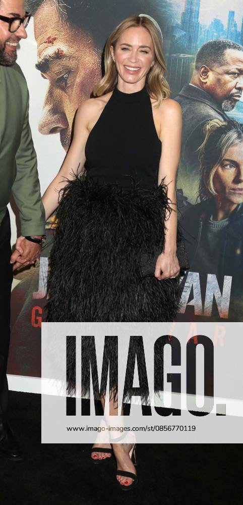 Actor EMILY BLUNT seen during the red carpet arrivals for Amazon MGM Studios Tom Clancy s Jack Ryan - Ghost War World Premiere held at Regal Times Square. New York USA - ZUMAk03_ 20260515_zaf_k03_032