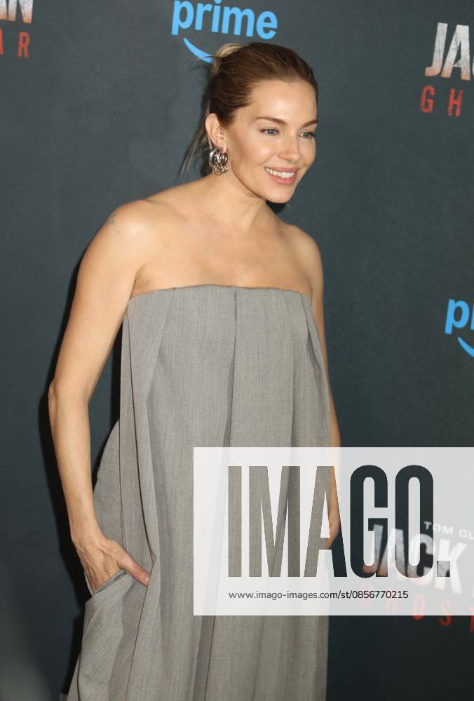 Actor SIENNA MILLER seen during the red carpet arrivals for Amazon MGM Studios Tom Clancy s Jack Ryan - Ghost War World Premiere held at Regal Times Square. New York USA - ZUMAk03_ 20260515_zaf_k03_091