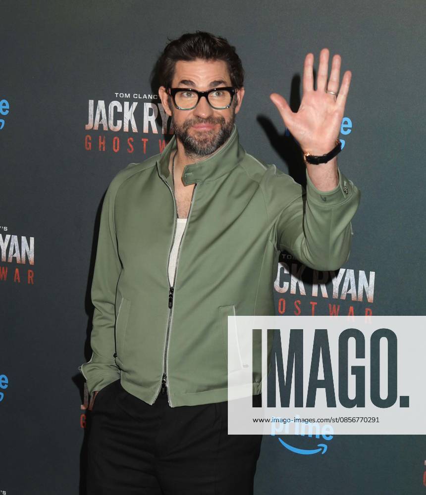 Actor JOHN KRASINSKI seen during the red carpet arrivals for Amazon MGM Studios Tom Clancy s Jack Ryan - Ghost War World Premiere held at Regal Times Square. New York USA - ZUMAk03_ 20260515_zaf_k03_048