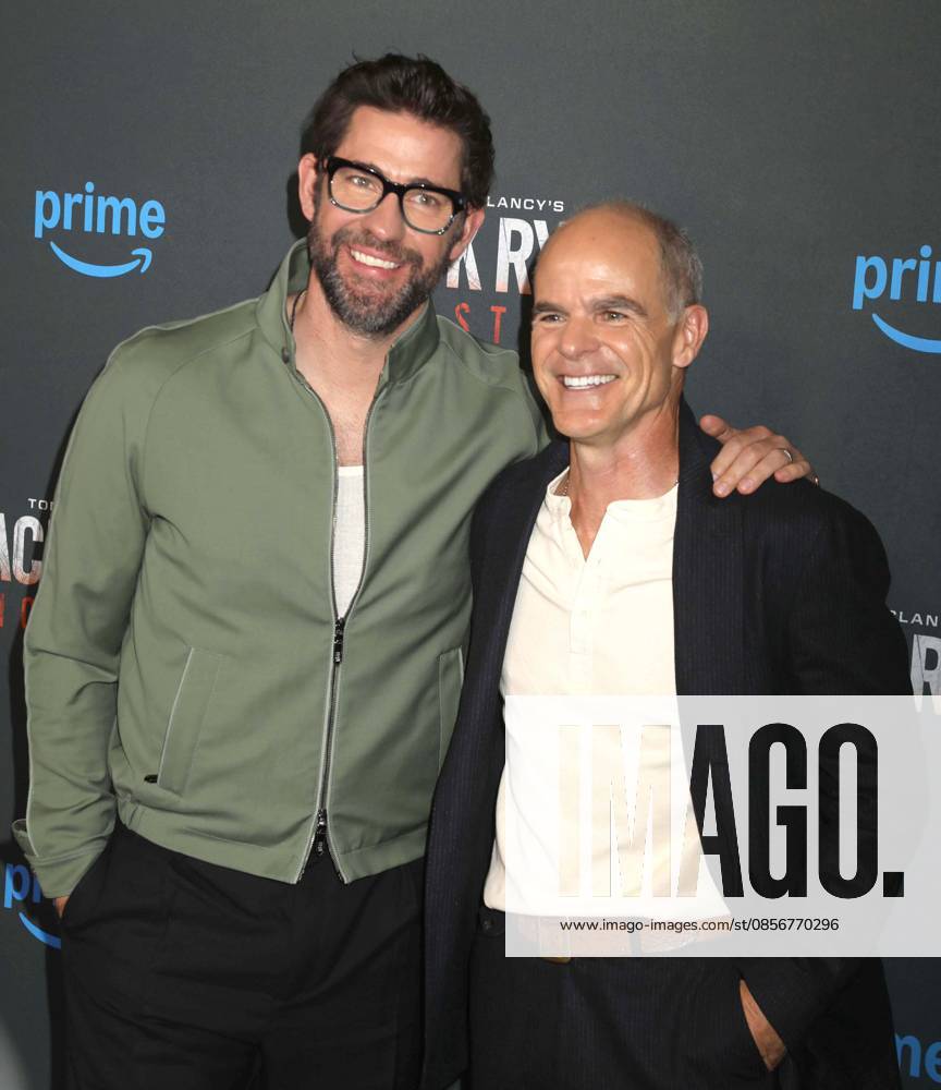 Actors JOHN KRASINSKI and MICHAEL KELLY seen during the red carpet arrivals for Amazon MGM Studios Tom Clancy s Jack Ryan - Ghost War World Premiere held at Regal Times Square. New York USA - ZUMAk03_ 20260515_zaf_k03_062