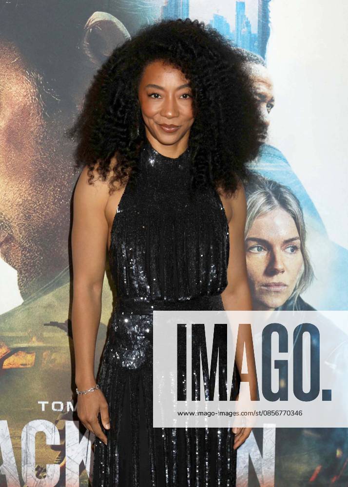 Actor BETTY GABRIEL seen during the red carpet arrivals for Amazon MGM Studios Tom Clancy s Jack Ryan - Ghost War World Premiere held at Regal Times Square. New York USA - ZUMAk03_ 20260515_zaf_k03_004