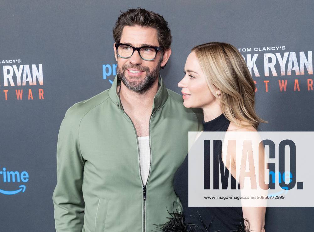 New York, NY, May 15, 2026: John Krasinski and Emily Blunt attend World Premiere of Amazon MGM Studios Tom Clancy s Jack Ryan: Ghost War at Regal Times Square Bronx USA - ZUMAr339 20260515_znp_r339_033