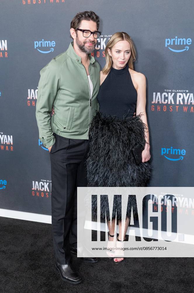 New York, NY, May 15, 2026: John Krasinski and Emily Blunt attend World Premiere of Amazon MGM Studios Tom Clancy s Jack Ryan: Ghost War at Regal Times Square Bronx USA - ZUMAr339 20260515_znp_r339_028