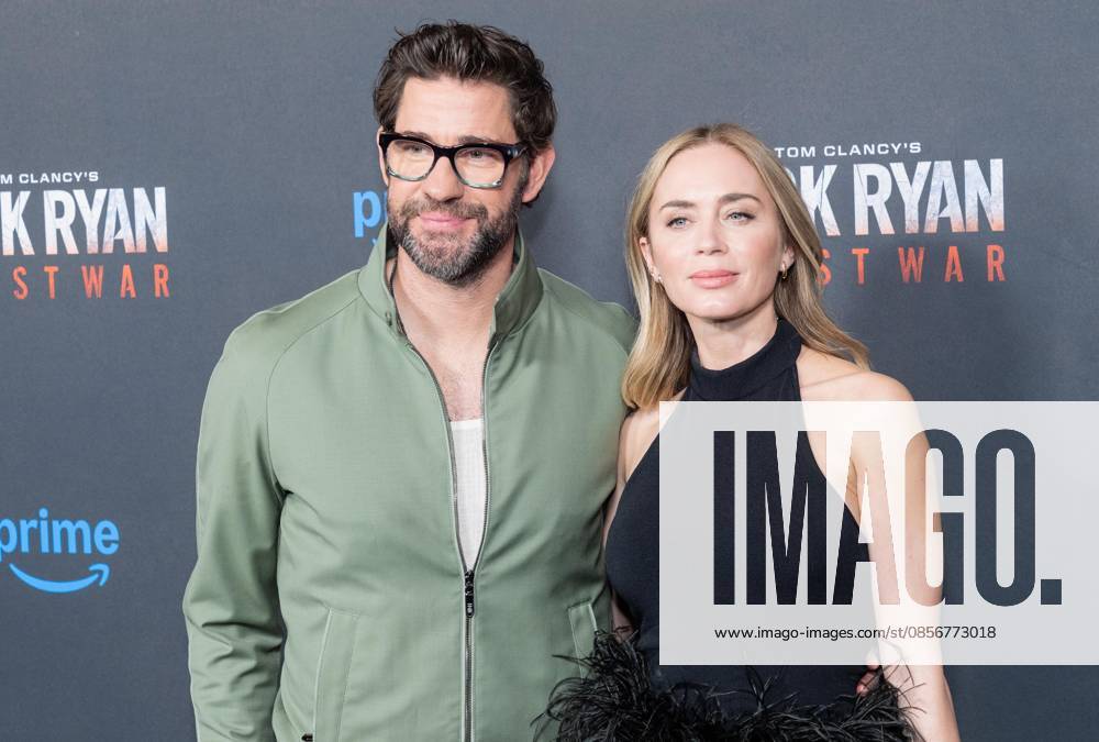 New York, NY, May 15, 2026: John Krasinski and Emily Blunt attend World Premiere of Amazon MGM Studios Tom Clancy s Jack Ryan: Ghost War at Regal Times Square Bronx USA - ZUMAr339 20260515_znp_r339_032