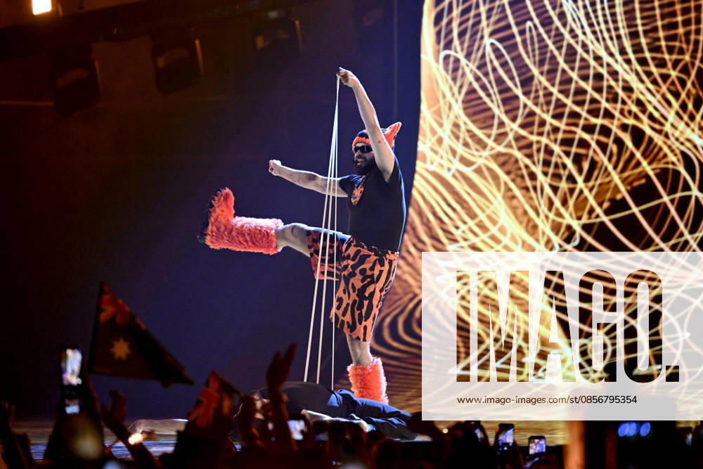 Akylas representing Greece with the song Ferto during the final of the 70th Eurovision Song Contest ESC at the Wiener Stadthalle in Vienna, Austria, Saturday, May 16, 2026 WIEN AUSTRIA