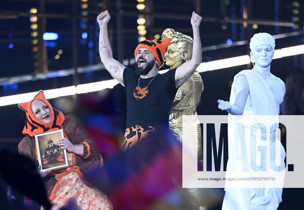 Akylas representing Greece with the song Ferto during the final of the 70th Eurovision Song Contest ESC at the Wiener Stadthalle in Vienna, Austria, Saturday, May 16, 2026 WIEN AUSTRIA