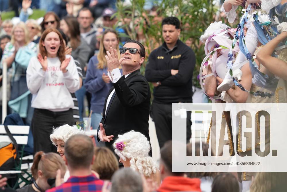 ZDF-Fernsehgarten 2026. FALCO MEETS AMADEUS im ZDF Fernsehgarten bei der Schlagerparty am 17.05.2026 in Mainz. Mainz ZDF Fernsehgarten Rheinland-Pfalz