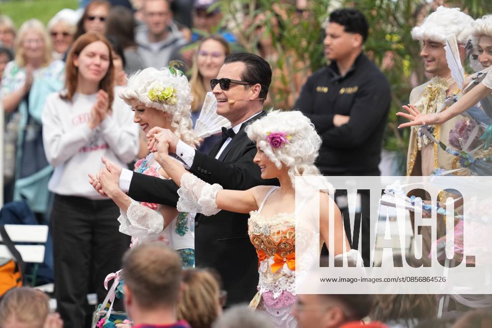ZDF-Fernsehgarten 2026. FALCO MEETS AMADEUS im ZDF Fernsehgarten bei der Schlagerparty am 17.05.2026 in Mainz. Mainz ZDF Fernsehgarten Rheinland-Pfalz