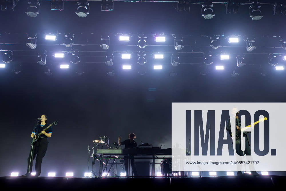SaO PAULO, SP - 23.05.2026: C6 FEST 2026 - The British band The XX will perform on the third day of the fourth edition of C6 Fest, this Saturday (May 23rd), at the Ibirapuera Auditorium in Sao Paulo. Formed by Romy Madley Croft, Oliver Sim and Jamie xx, the group emerged in London in 2005 and has become a reference in contemporary indie pop and electronic music. The performance is part of the band& 39;s current international tour, marked by its atmospheric repertoire and acclaimed hits. x2949381x EmersonxSantos