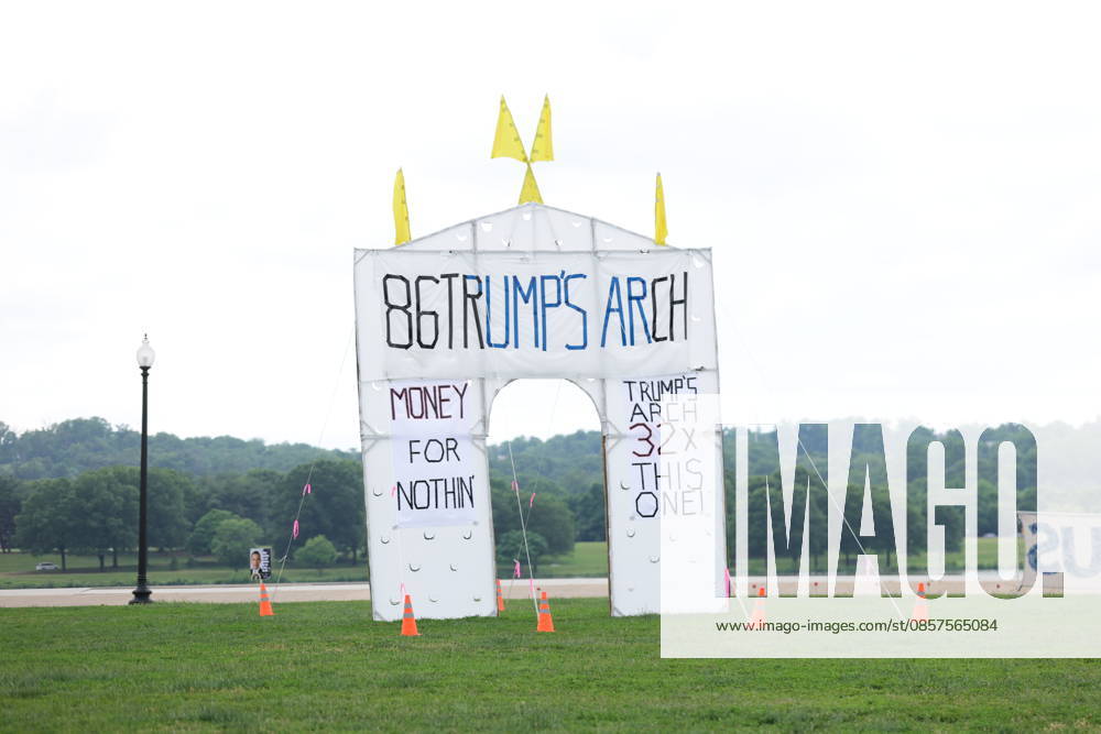 WASHINGTON, D.C. - MAY 25: Memorial Day Protests in Washington, D.C. on May 26, 2026.
