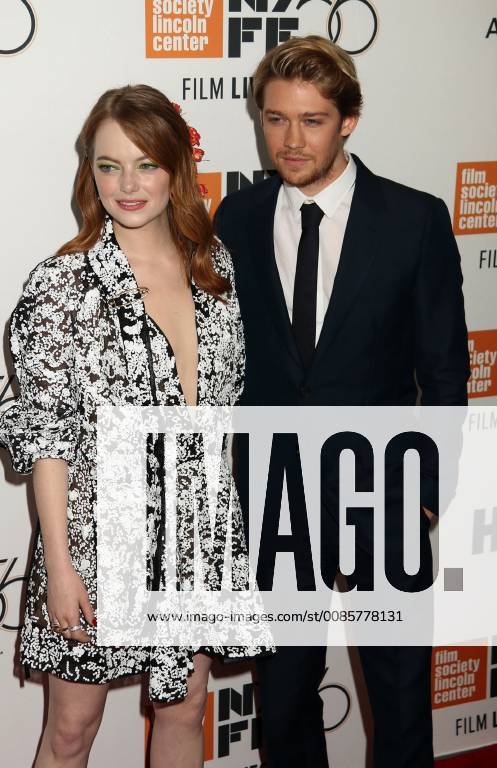 New York City, New York, U.S. - Actress EMMA STONE and actor JOE ALWYN attend the The Favourite held during the New York Film Festival 56th Opening Night Gala Presentation held at Alice Tully Hall at Lincoln Center. New York City U.S. - ZUMAk03_ 20180928_zaf_k03_077
