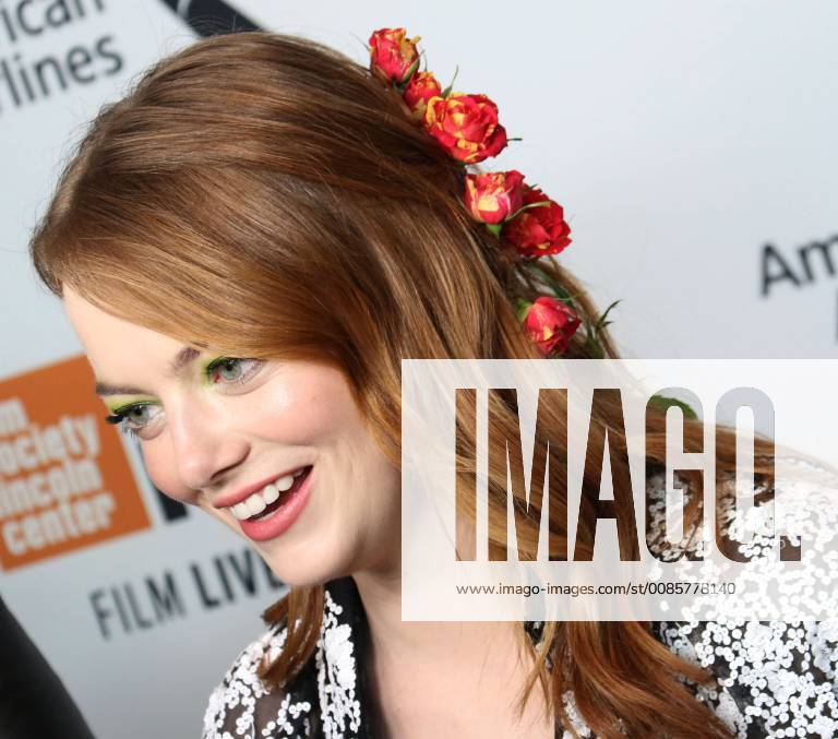 New York City, New York, U.S. - Actress EMMA STONE attends the The Favourite held during the New York Film Festival 56th Opening Night Gala Presentation held at Alice Tully Hall at Lincoln Center. New York City U.S. - ZUMAk03_ 20180928_zaf_k03_054