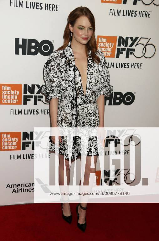 New York City, New York, U.S. - Actress EMMA STONE attends the The Favourite held during the New York Film Festival 56th Opening Night Gala Presentation held at Alice Tully Hall at Lincoln Center. New York City U.S. - ZUMAk03_ 20180928_zaf_k03_065