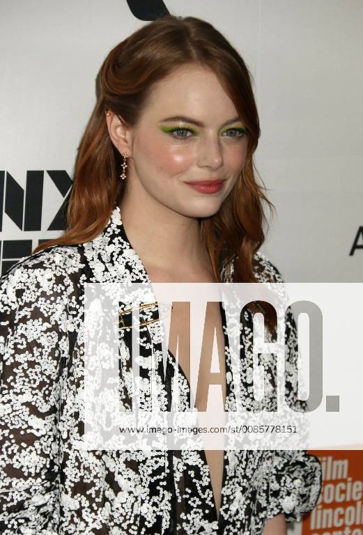 New York City, New York, U.S. - Actress EMMA STONE attends the The Favourite held during the New York Film Festival 56th Opening Night Gala Presentation held at Alice Tully Hall at Lincoln Center. New York City U.S. - ZUMAk03_ 20180928_zaf_k03_051