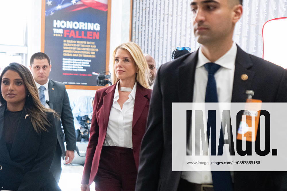 Former Attorney General Pam Bondi UNITED STATES - MAY 29: Former Attorney General Pam Bondi arrives for her deposition on her role with the Epstein files in the House Oversight and Government Reform Committee in the Rayburn House Office Building on Friday, May 29, 2026. (Bill Clark CQ Roll Call) Washington DC United States