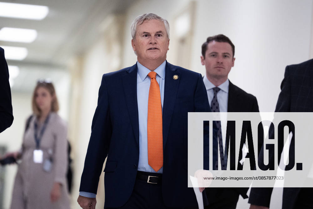 Bondi Deposition TW UNITED STATES - MAY 29: Chairman James Comer, R-Ky., arrives to speak with reporters before former Attorney General Pam Bondi sat for House Oversight and Government Reform Committee deposition about the Jeffrey Epstein files, in Rayburn building on Friday, May 29, 2026. (Tom Williams CQ Roll Call) Washington DC United States