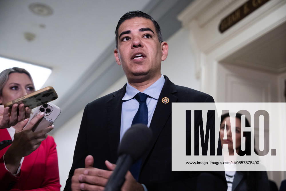 Bondi Deposition TW UNITED STATES - MAY 29: Ranking member Rep. Robert Garcia, D-Calif., speaks with reporters before former Attorney General Pam Bondi sat for a House Oversight and Government Reform Committee deposition about the Jeffrey Epstein files, in Rayburn building on Friday, May 29, 2026. (Tom Williams CQ Roll Call) Washington DC United States
