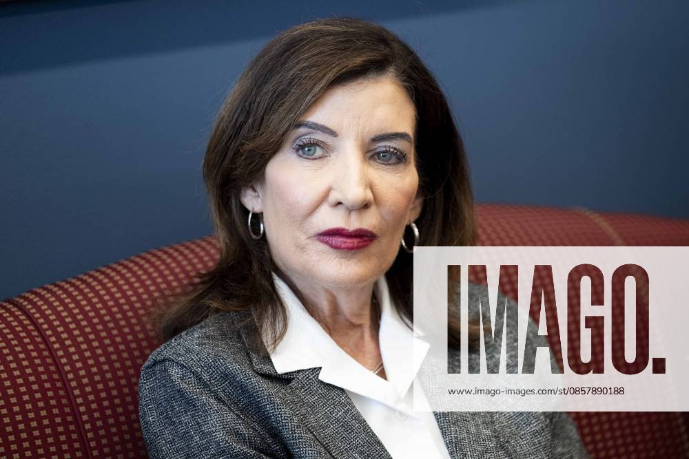 New York State Governor KATHY HOCHUL (D) speaking in her office in New York City about overreach by ICE (Immigration and Customs Enforcement) and new related state laws to protect people in New York. New York City United States - ZUMAb161 20260529_aap_b161_007