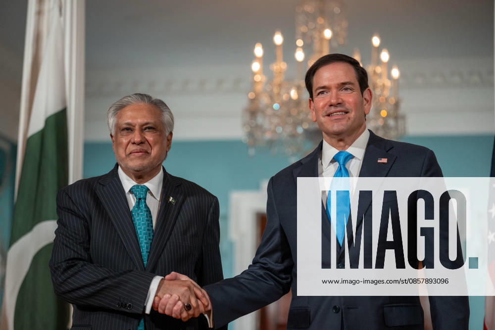 Secretary of State Marco Rubio meets with Pakistani Deputy Prime Minister Foreign Minister Ishaq Dar at the State Department in Washington, D.C. on May 29, 2026. Washington United States - ZUMAl312 20260529_znp_l312_004