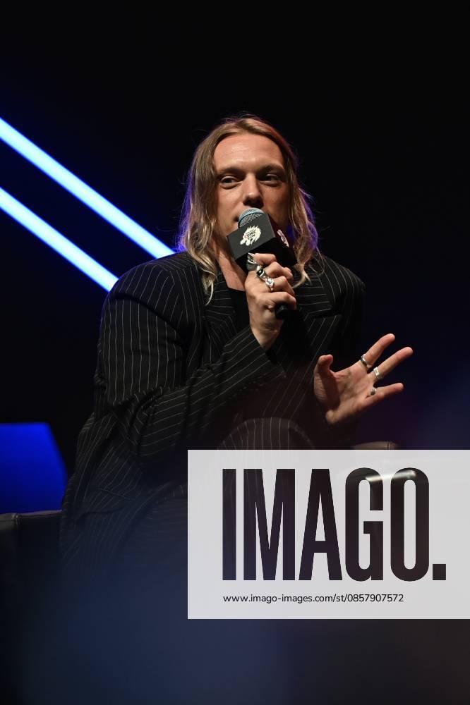 HONG KONG-ENTERTAINMENT JAMIE CAMPBELL BOWER Jamie Campbell Bower, a British actor, speaking at event of Comic Con 2026 in Hong Kong, May 30, 2026.NEXPHER Kobe Li HKG