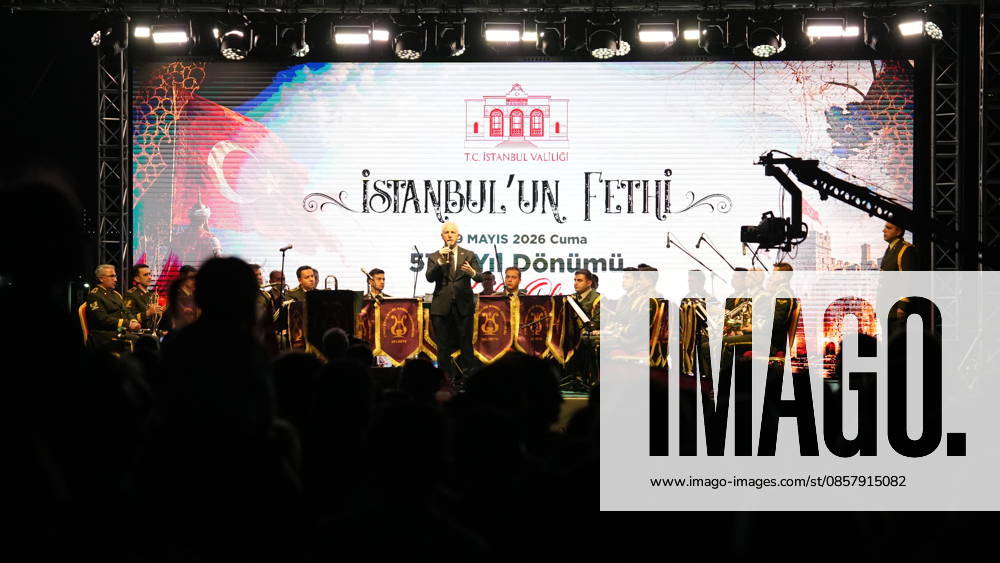 573rd anniversary of the conquest of Istanbul Istanbul, Türkiye May 29, 2026: Istanbul Governor Davut Gül attended celebrations marking the 573rd anniversary of the Ottoman conquest of the city, as large crowds gathered across Istanbul carrying Turkish flags in a display of national pride and remembrance. Istanbul Turkiye