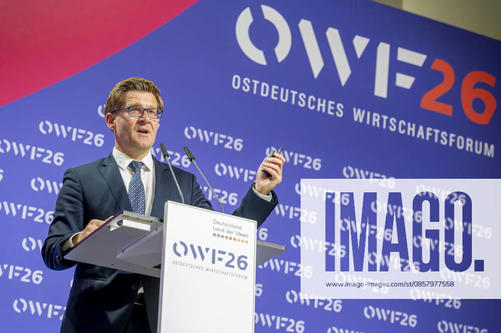 Marcin Piatkowski - OWF26 EUR, Deutschland, Berlin, 31.05.2026: Prof. Marcin Piatkowski von der Universität Warschau zur Konferenz des Ostdeutschen Wirtschaftsforum unter dem Leitgedanken Eine neue (Un)Ordnung, welche Rolle spielt Deutschland und Europa im globalen Systemwettbewerb? Ostdeutschland steht dabei im Mittelpunkt als Region. Die Transformation im Gespräch zwischen Politik, Wirtschaft und Gesellschaft