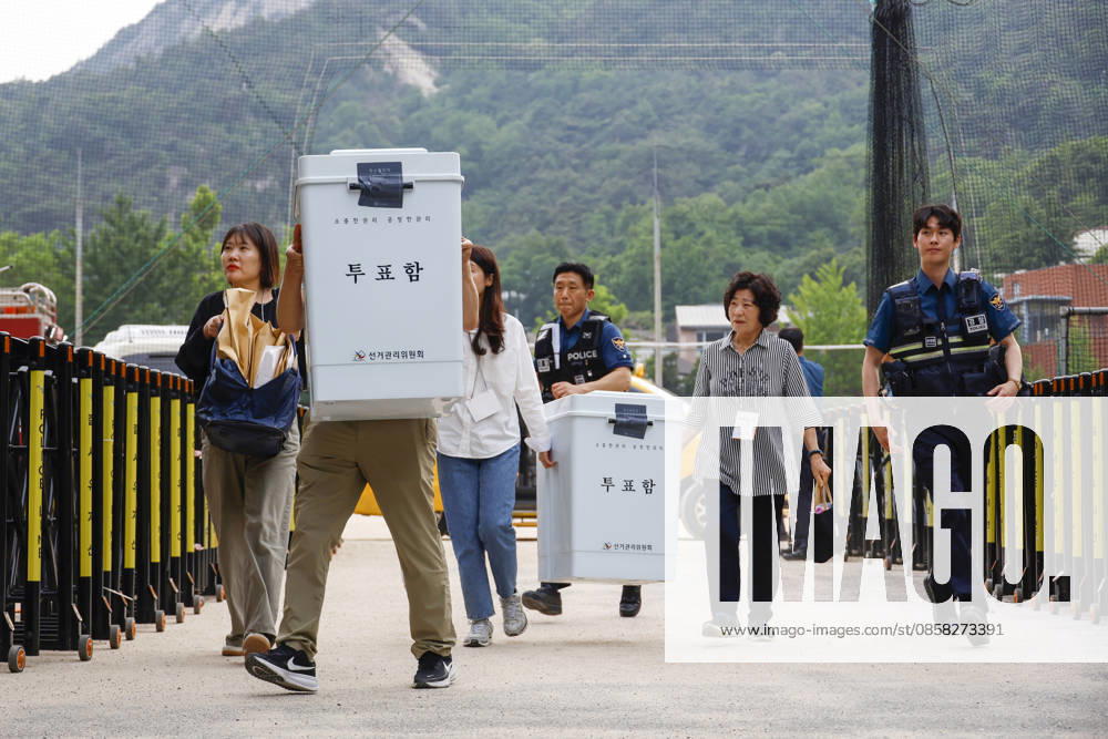 Nationwide local election vote count begins in South Korea Election officials officials move ballot boxes to a counting center in Seoul, South Korea, on June 03, 2026. Seoul South Korea