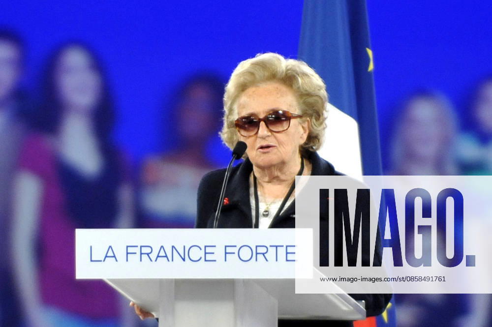 POLITIQUE : Discours candidat UMP - Villepinte - 11 03 12 Bernadette Chirac VILLEPINTE (ILE DE FRANCE)France