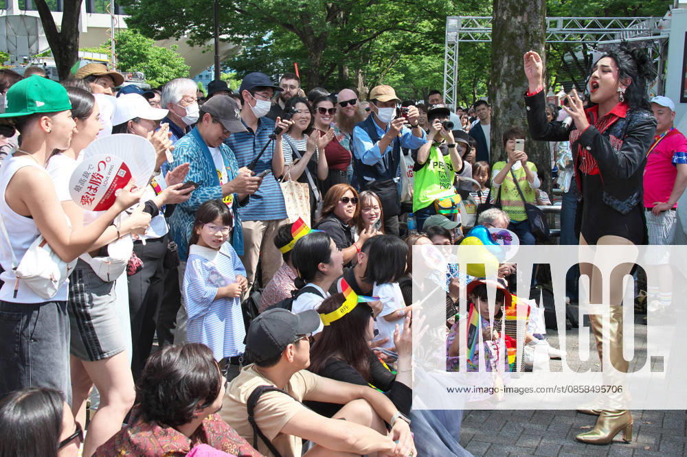 Peoples are seen gather the event Tokyo Pride 2026 in Tokyo, Japan on Saturday, June 6, 2026. TKP2026060604 KEIZOxMORI