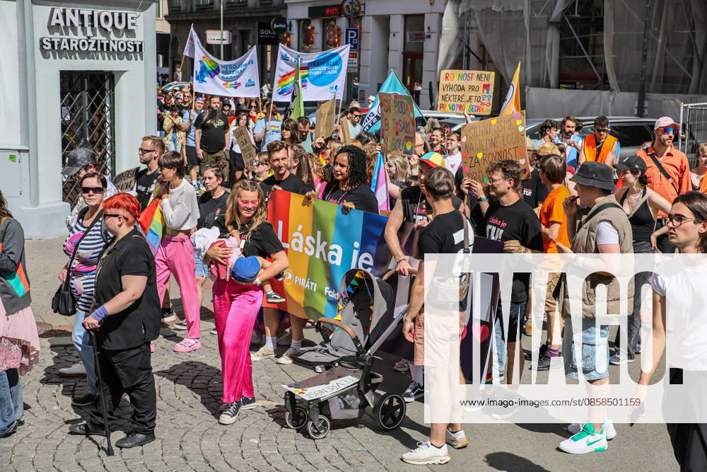 The Brno Pride Parade passed through the city centre as part of the Brno Pride Week 2026 event, in Brno, Czech Republic, on June 6, 2026. (CTKxPhoto MonikaxHlavacova) CTKPhotoP2026060604415 CTKPhotoP2026060604415