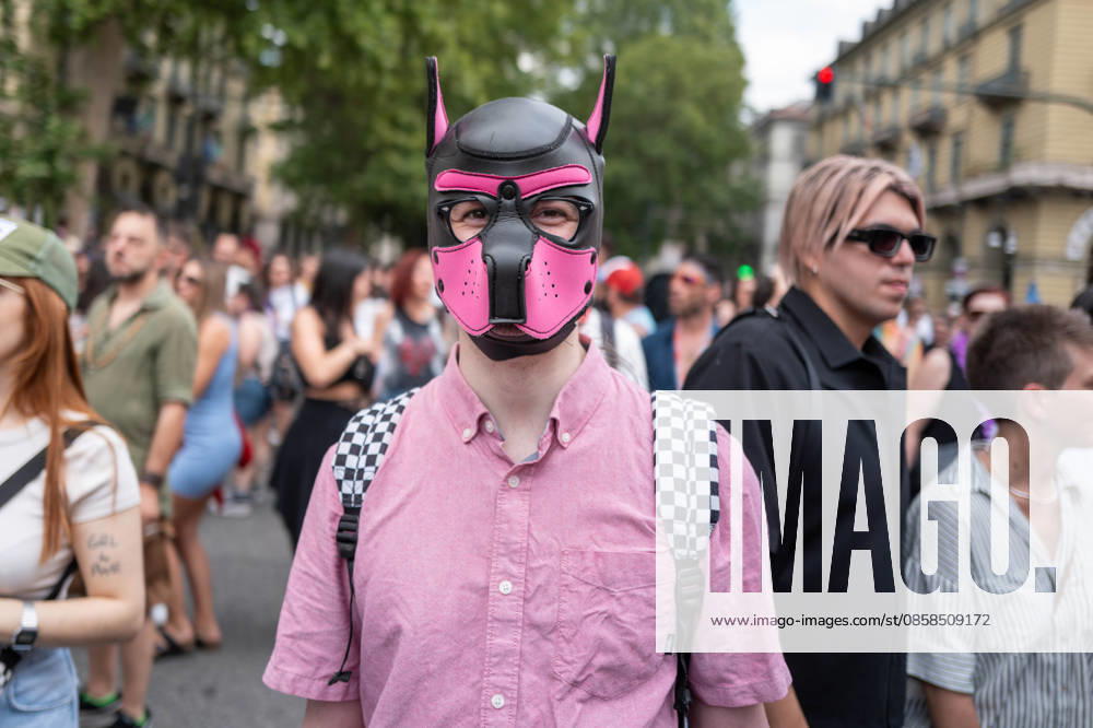IPA85406772 - Turin. PRIDE 2026 more than 150,000 people parade through the streets of the city center. Pictured: images from Pride