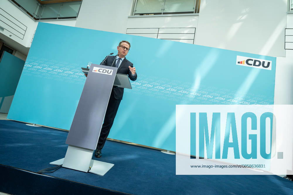 Carsten Linnemann, CDU-Generalsekretär, während der Pressekonferenz nach der Bundesvorstandssitzung;CDU Bundesvorstand und Gremiensitzungen am 08.06.2026, Berlin Berlin Deutschland Konrad-Adenauer-Haus, Bundespart