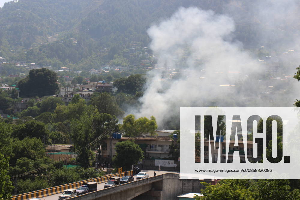Pakistani army says chopper crashes in Muzaffarabad, all personnel dead MUZAFFARABAD, PAKISTANI-ADMINISTRATED KASMIR - JUNE 10: Smoke rises from the spot where a Pakistani Army Mi-17 helicopter crashed during take-off due to a reported technical fault, the military said, near Muzaffarabad, the capital of Pakistani-administered Kashmir on June 10, 2026. According to the Inter-Services Public Relations (ISPR), all personnel on board were killed in the accident, with no survivors. Naseer Hamed Anadolu Muzaffarabad Pakistan. Editorial use only. Please get in touch for any other usage.